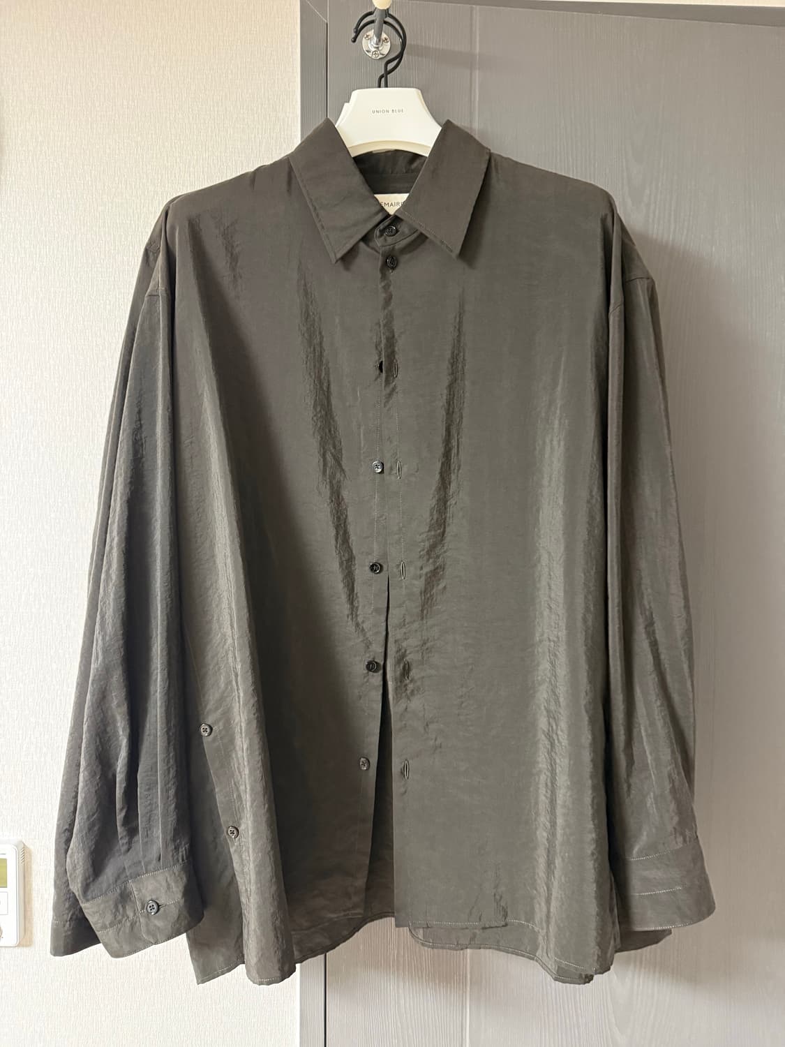 [50/48/46] 24ss 르메르 드라이실크 다크 에스프레소 셋업 상품이미지1