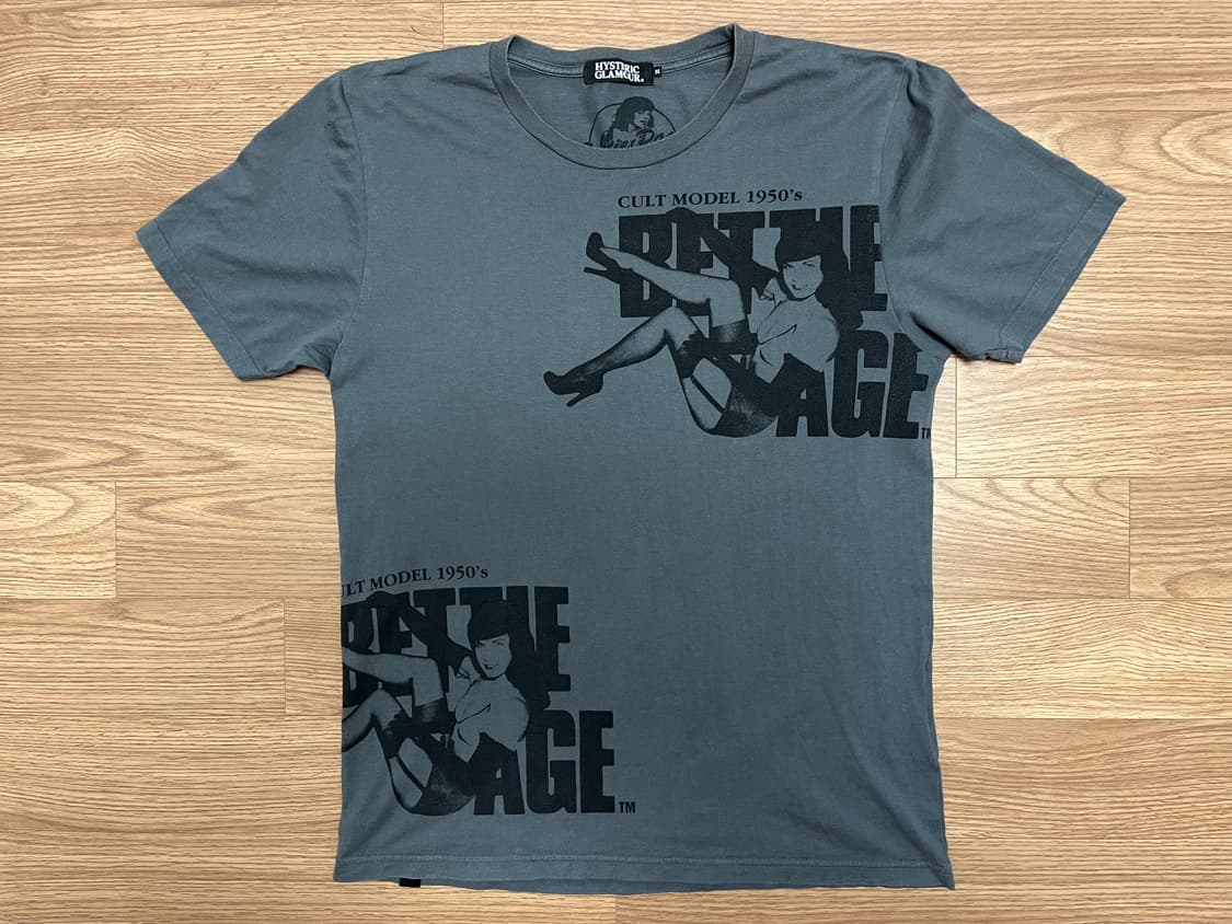 히스테릭 글레머 Hysteric Gramour Bettie Page티셔츠 상품이미지1