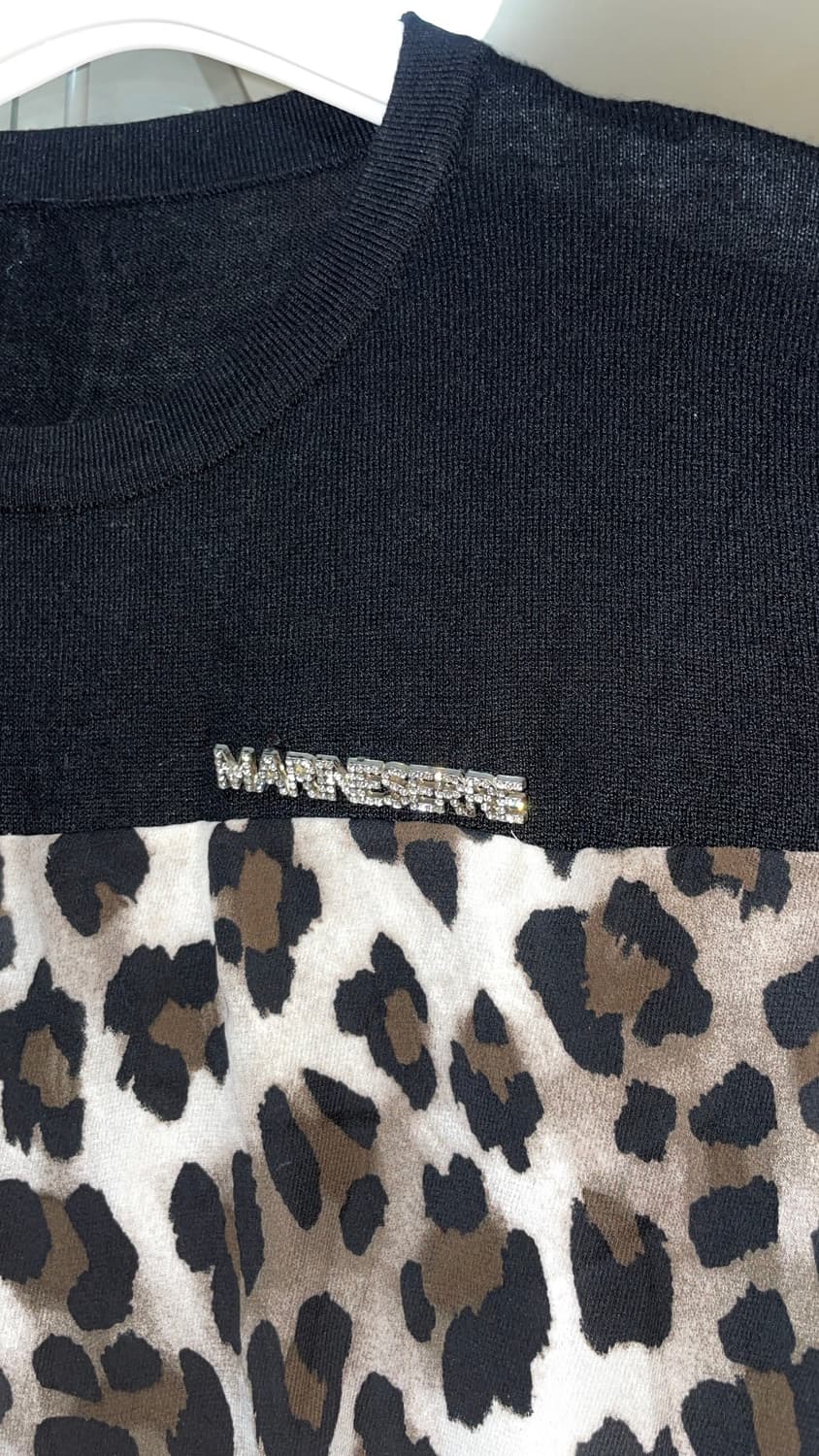 마린세르 빈티지 긴팔 호피 슬리브 상품이미지3