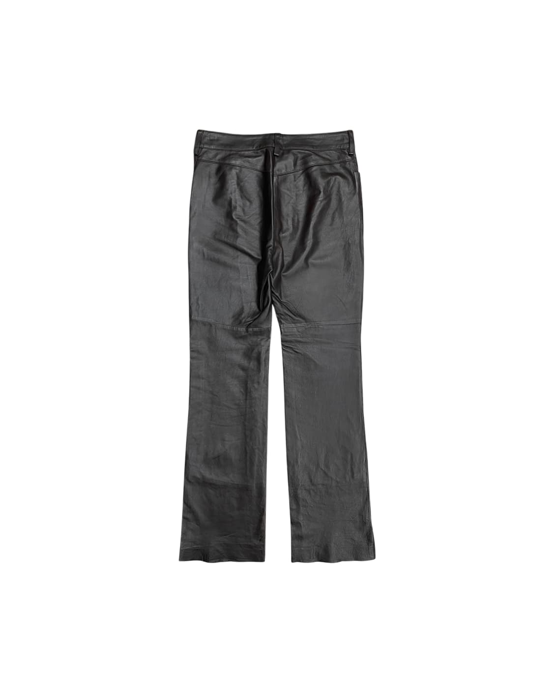 빈티지 기믹 벨트 루프 레더 팬츠 상품이미지5