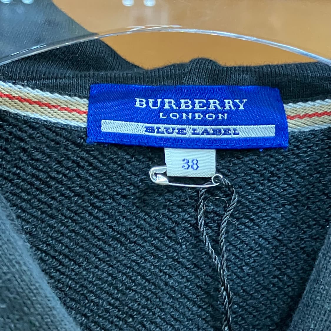 버버리 블루라벨 블랙 후드집업 38 상품이미지2
