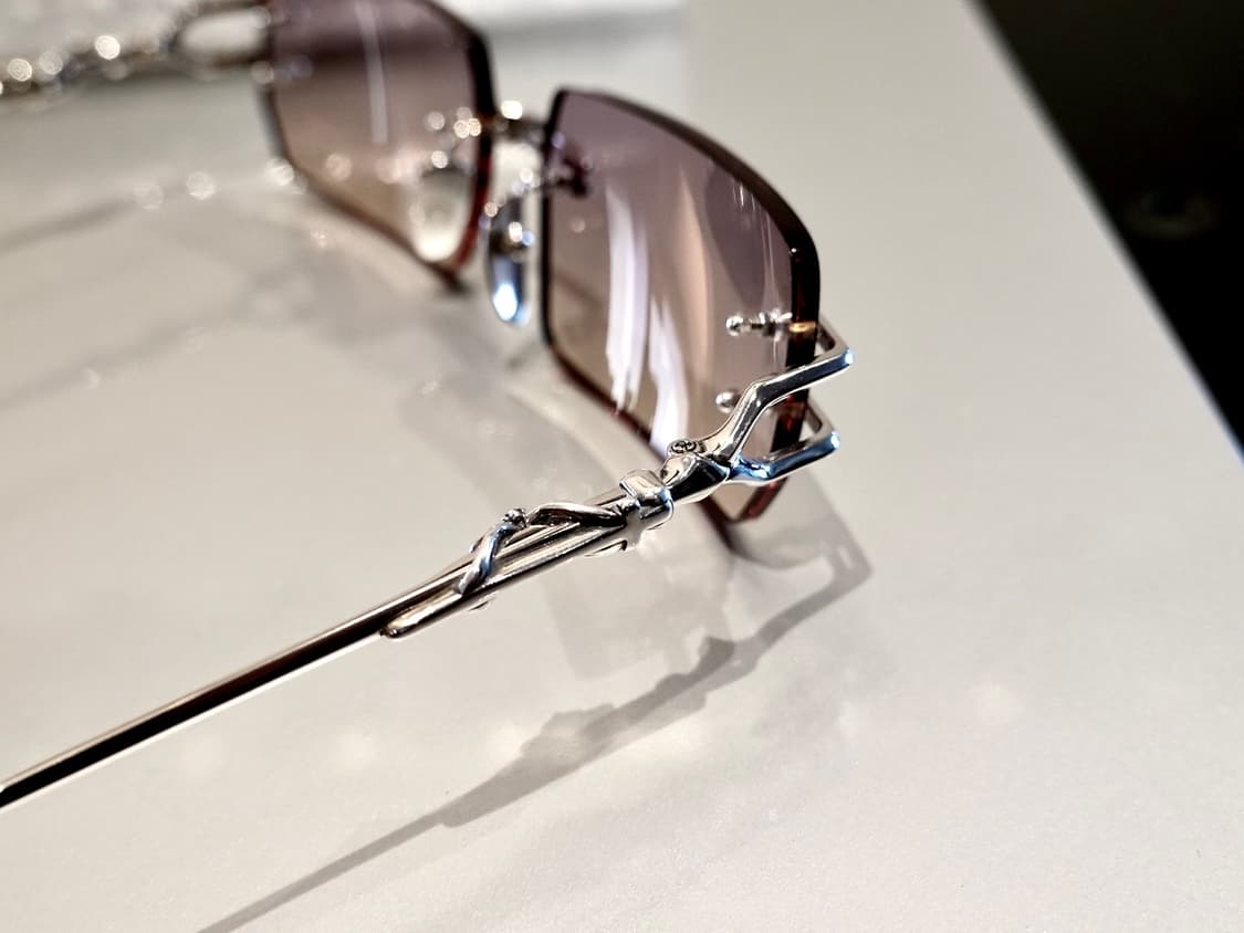 크롬하츠 로디  샤이닝 실버 무테 선글라스 상품이미지10