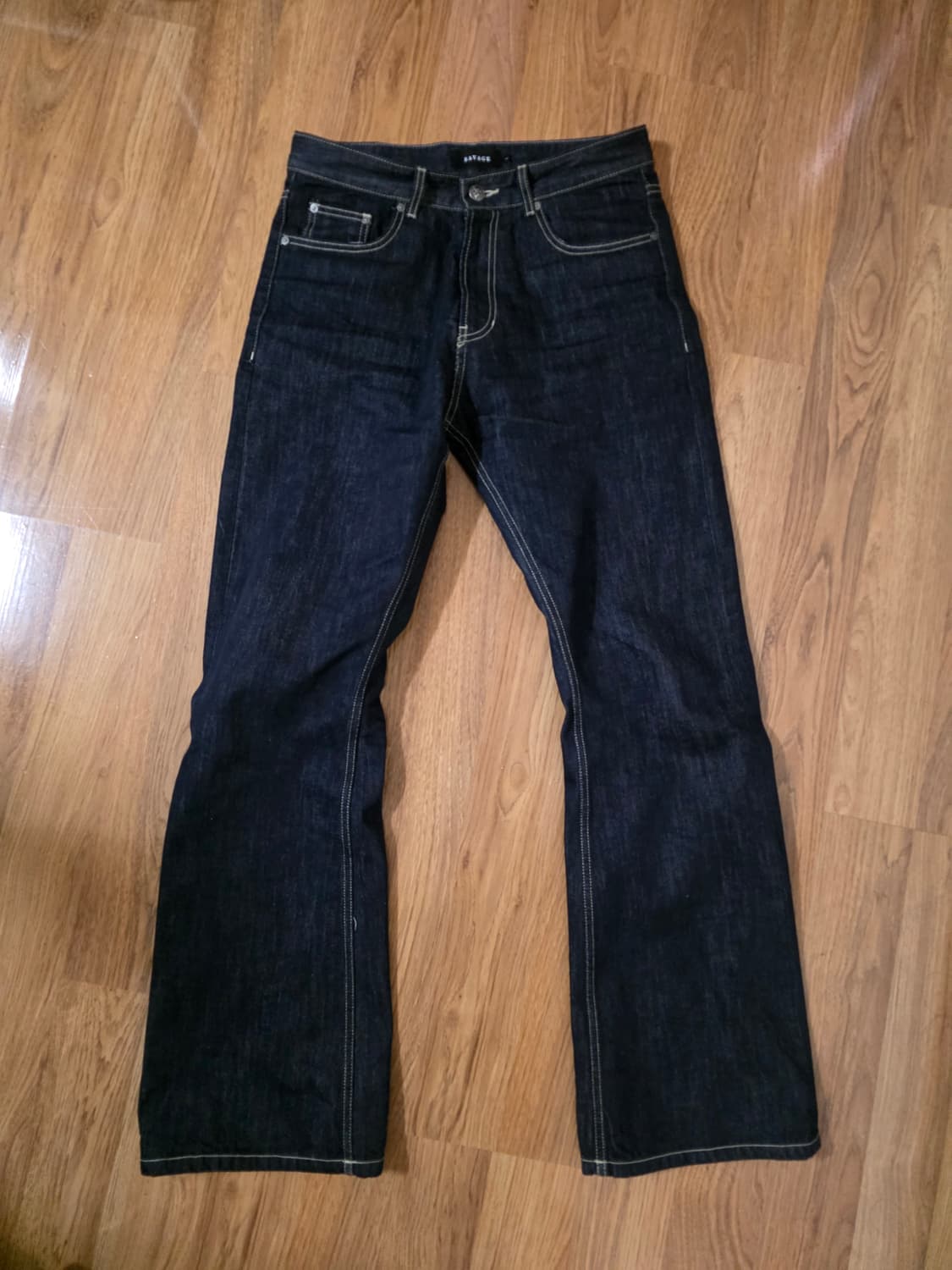 세비지 부츠컷 다크블루 L사이즈(30~32) 상품이미지3