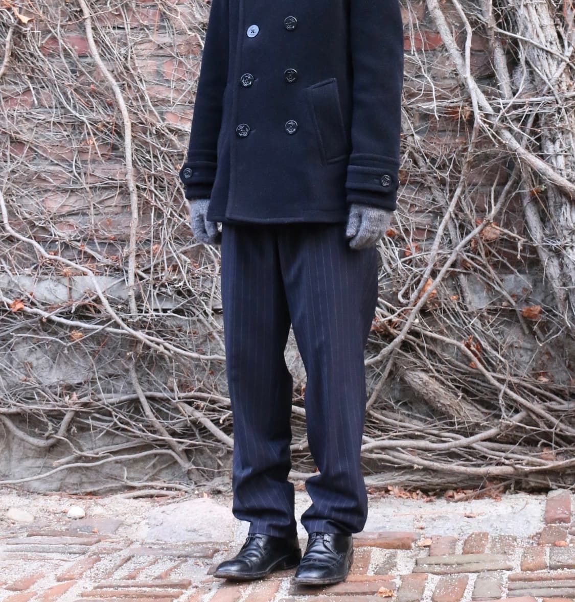 꼼데가르송 옴므 듀스 핀스트라이프 트라우저 상품이미지1