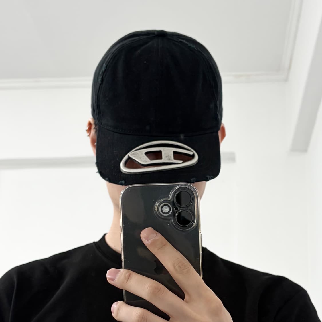 디젤 C-비스트 메탈 오발 볼캡 상품이미지2