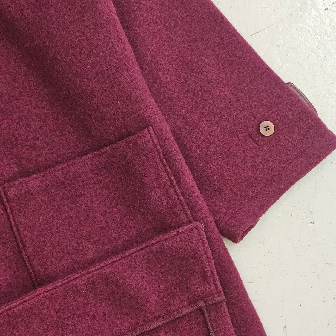 KARL HELMUT 울 더플코트 떡볶이코트 3XL 상품이미지4