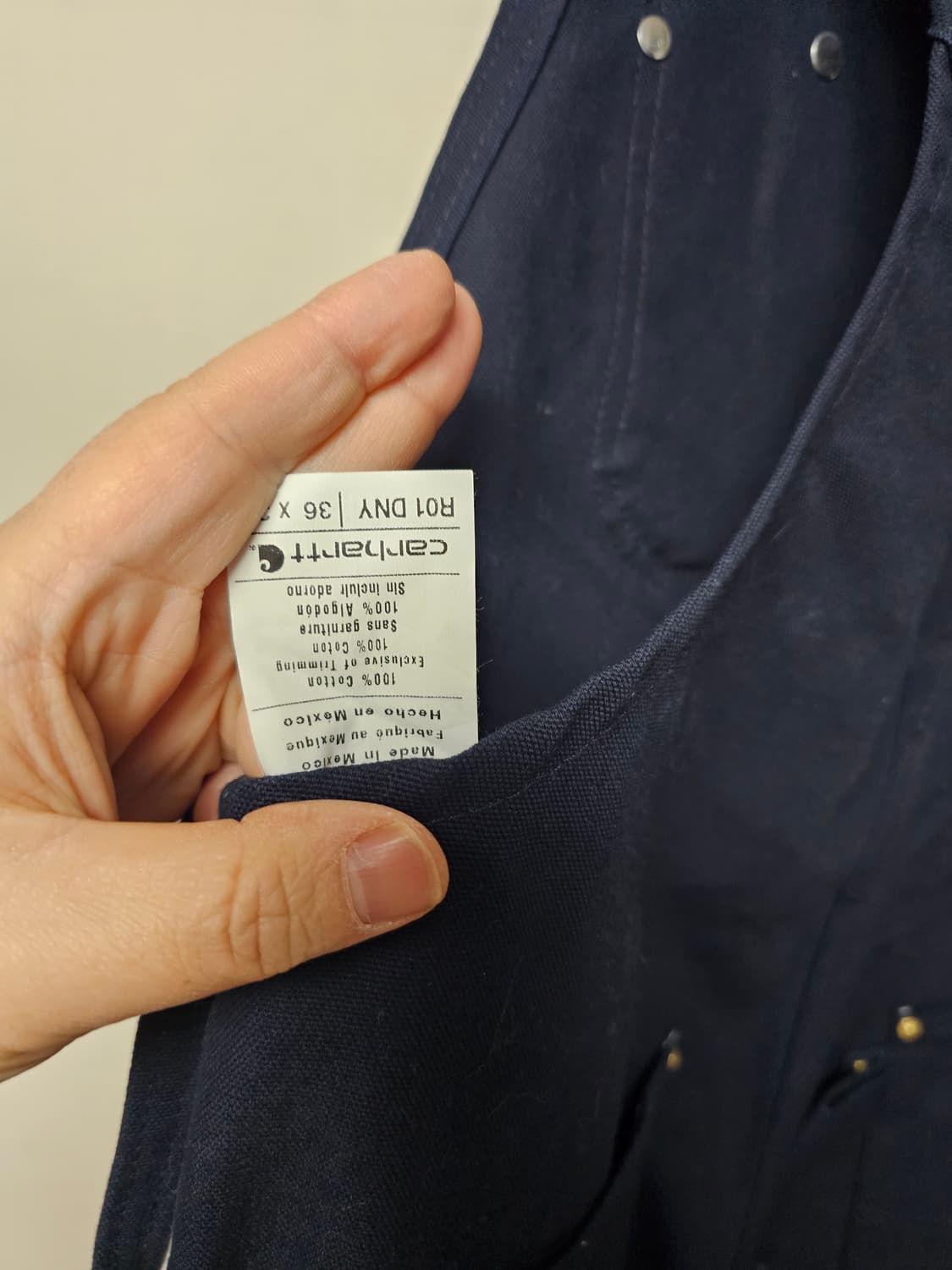 칼하트 오버롤 36×30 상품이미지8