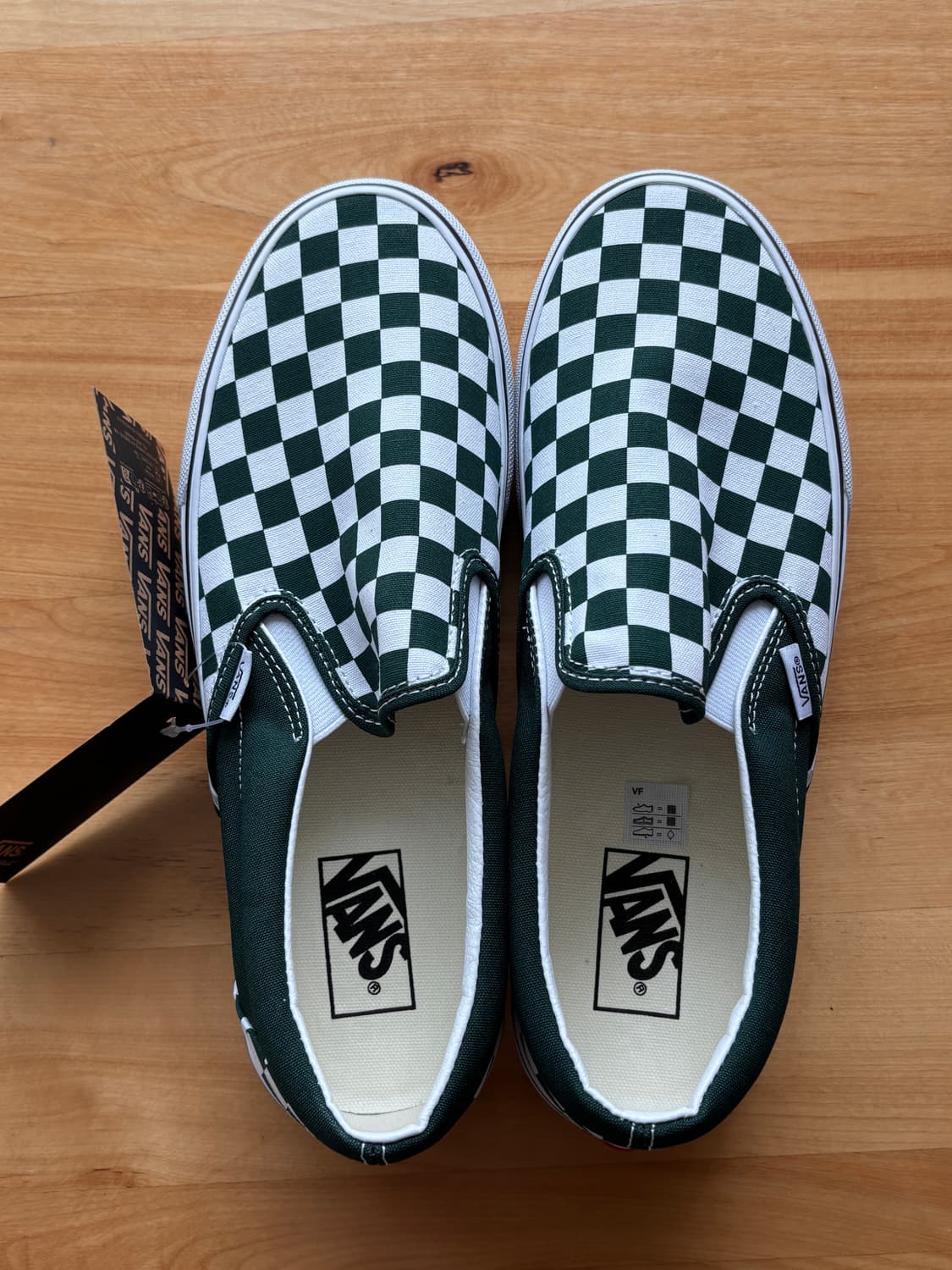 반스 클래식 슬립온 체커보드 그린 상품이미지2