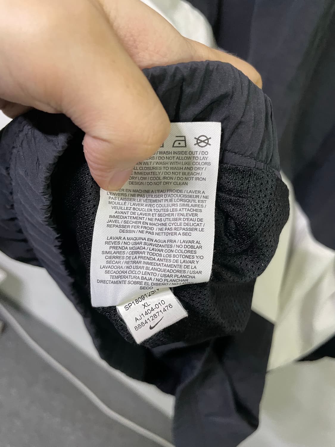 나이키 아노락 반집업 나이키 우븐 나일론 바람막이 110-120 상품이미지6