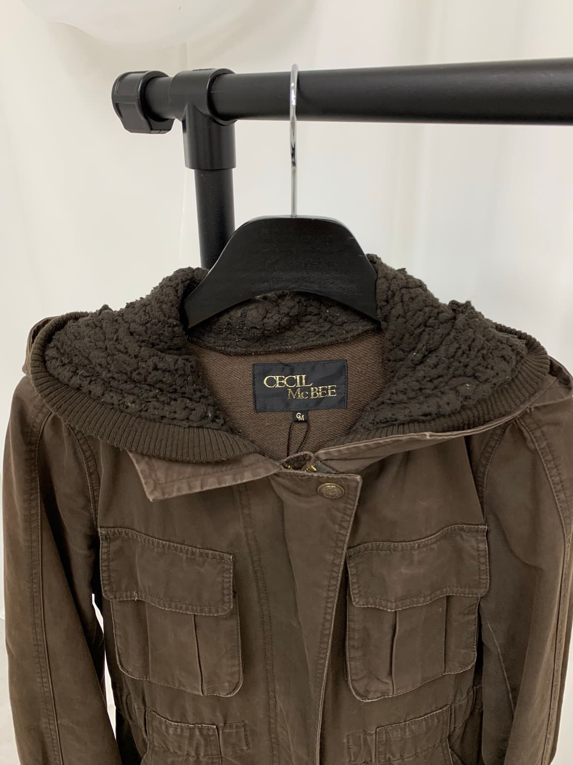 세실맥비 딥브라운 y2k 야상자켓 상품이미지4