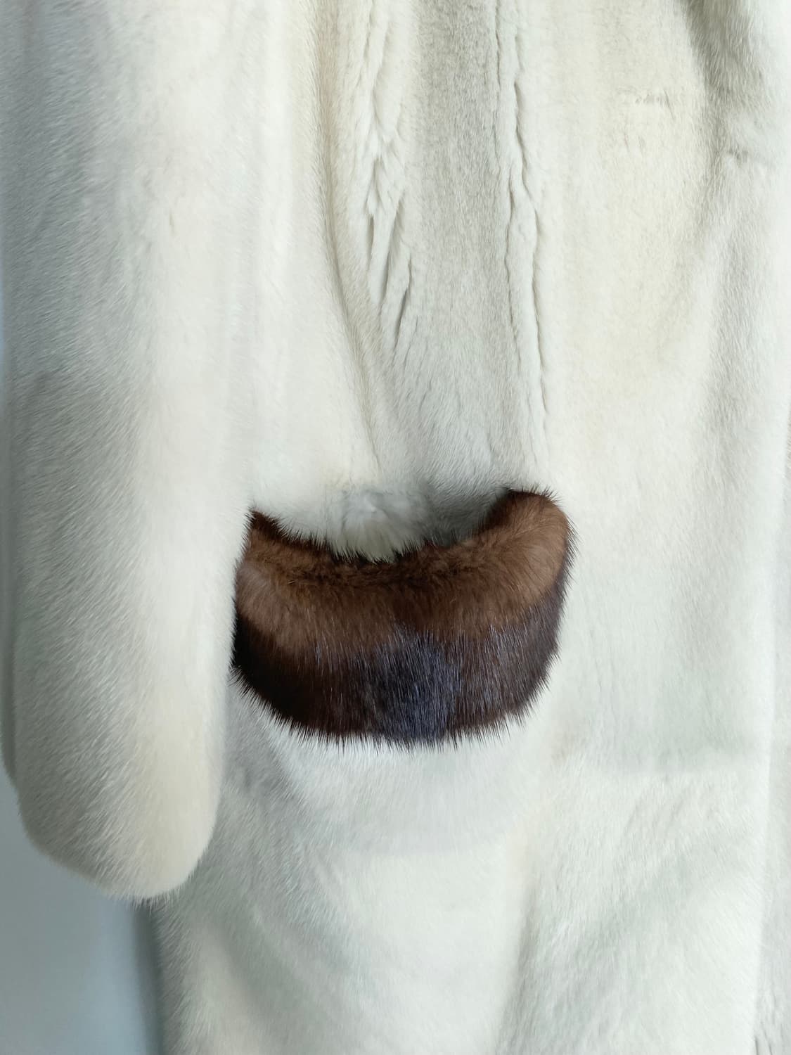 근화모피코트 크림색 상품이미지2