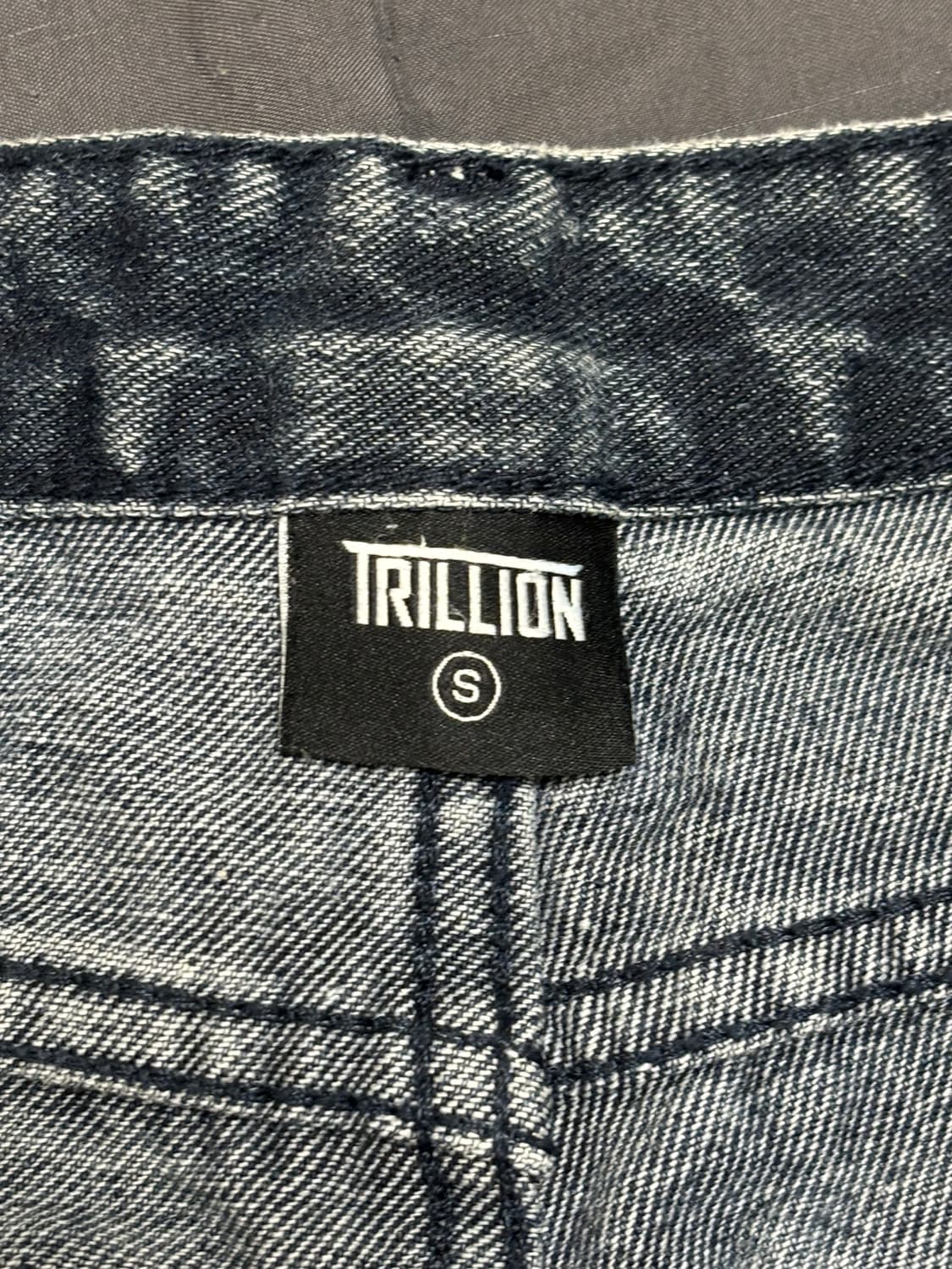 트릴리온 바이오스톤 워싱 스트레이트 데님 팬츠 (BLUE GRAY) S 상품이미지3