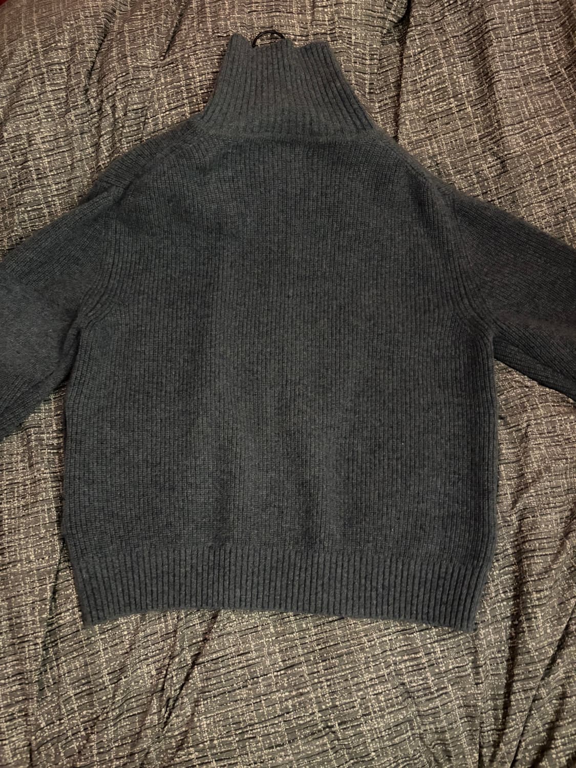 홀리선 마샬 풀 집업 리브 니트 멀티 블루 M사이즈 상품이미지2