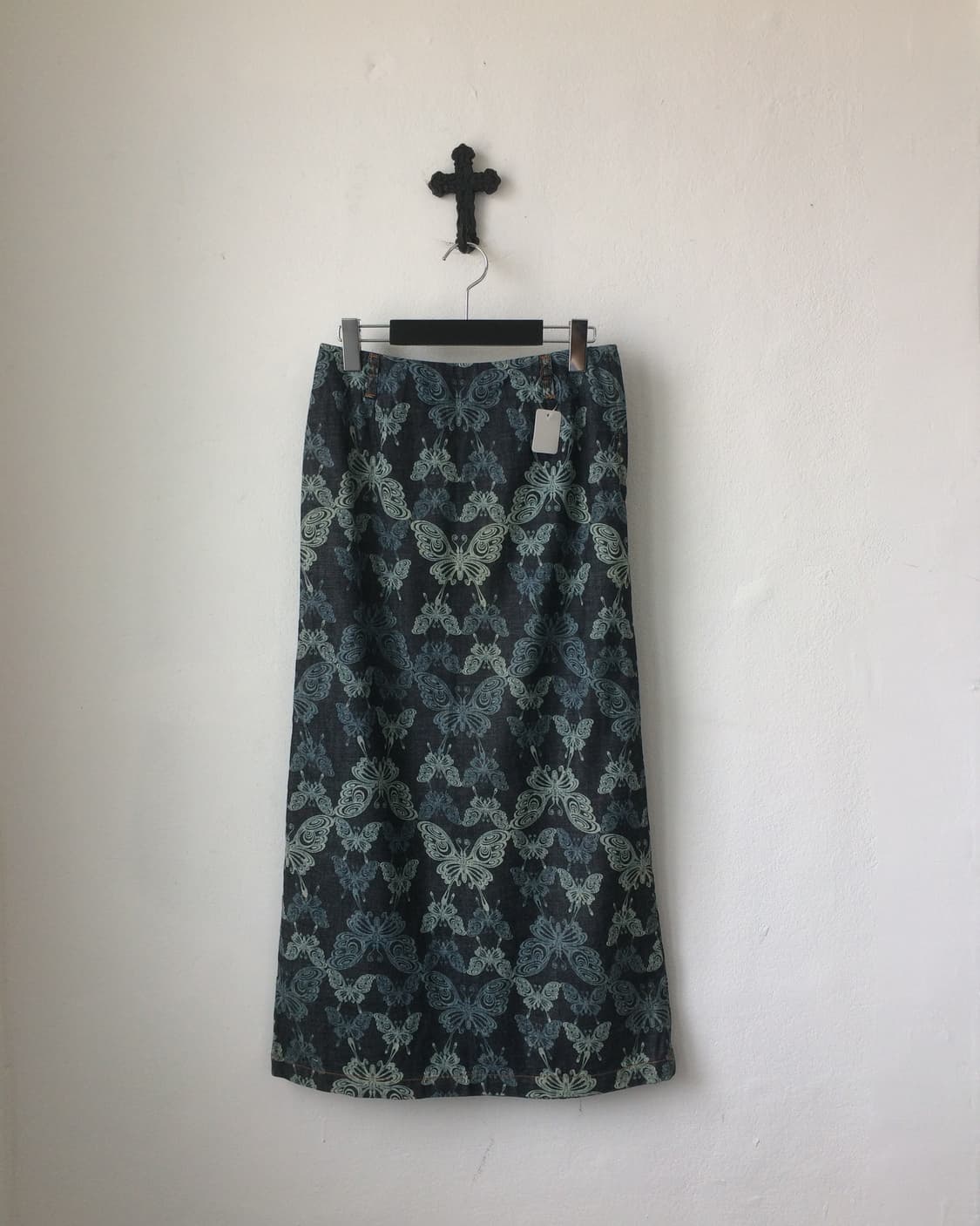 Ozone community butterfly pattern denim  상품이미지1