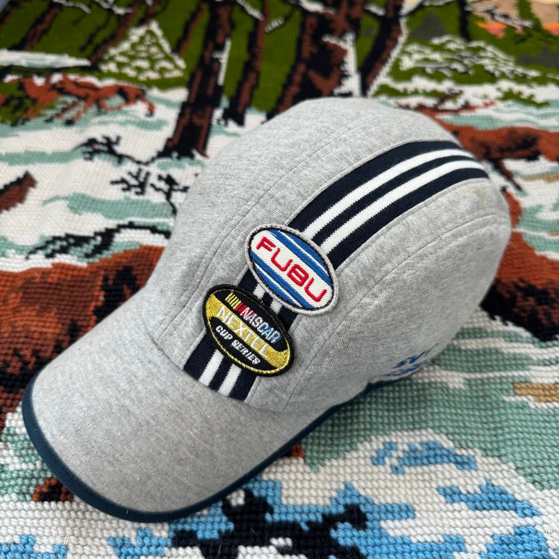 FUBU X NASCAR 빈티지 레이싱 볼캡 상품이미지1