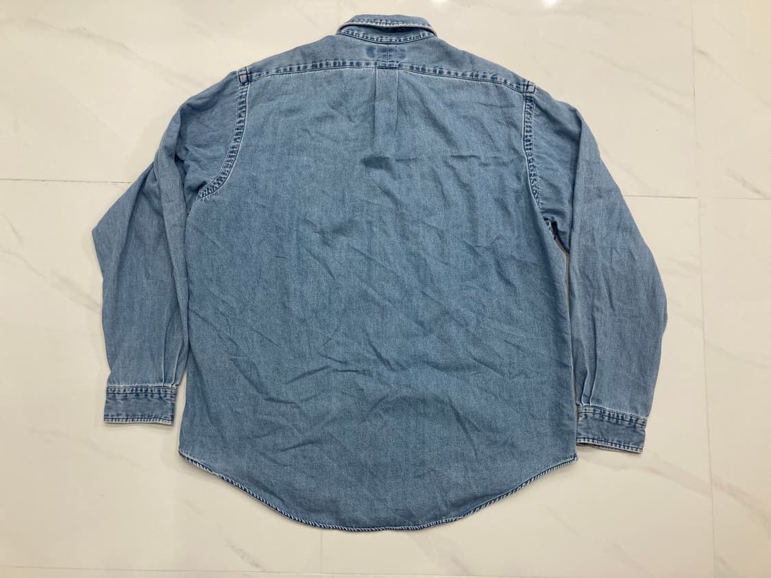 90s Polo ralph lauren denim shirts 상품이미지2