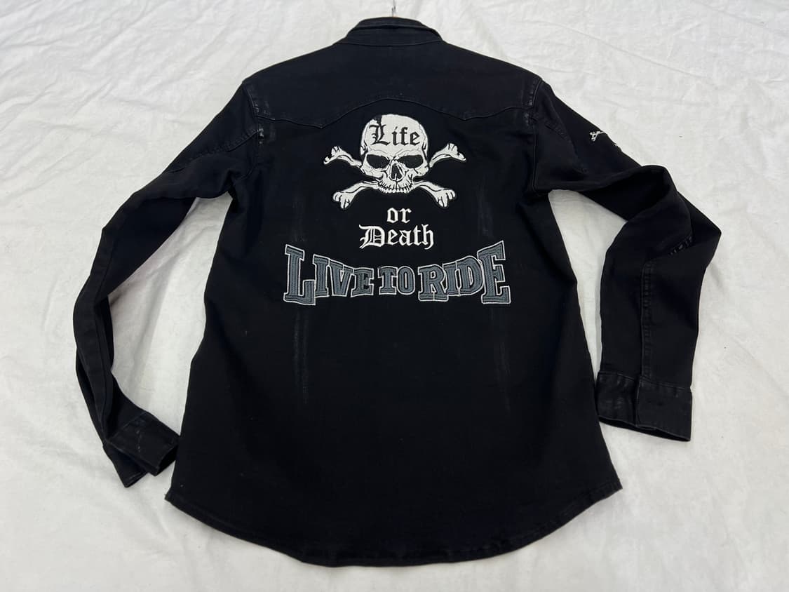 8835 블랙워싱 스컬 할리 NB  상품이미지6