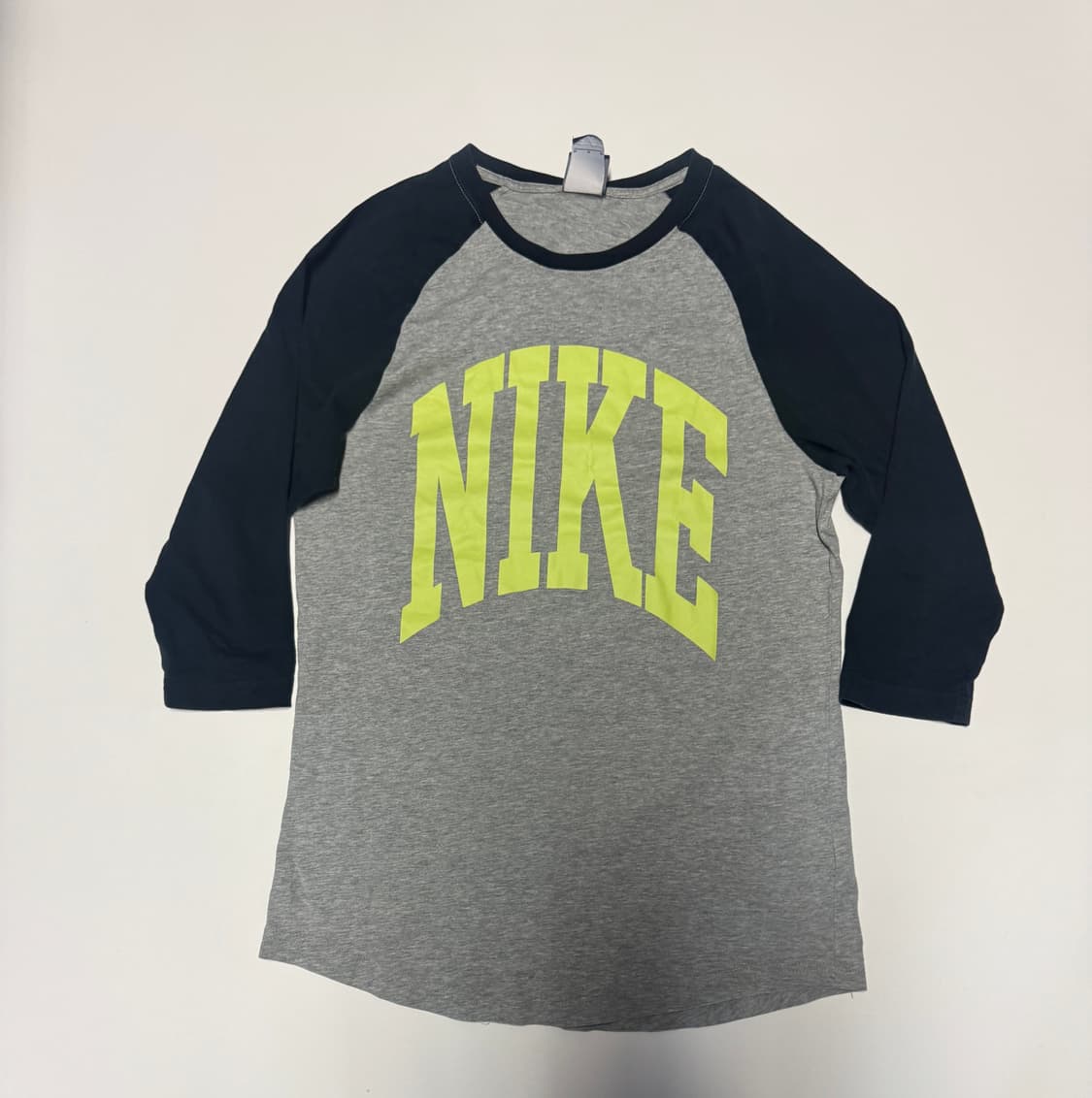 여성 나이키 Nike 빅 로고 래글런 나그랑 7부 티셔츠 상품이미지1