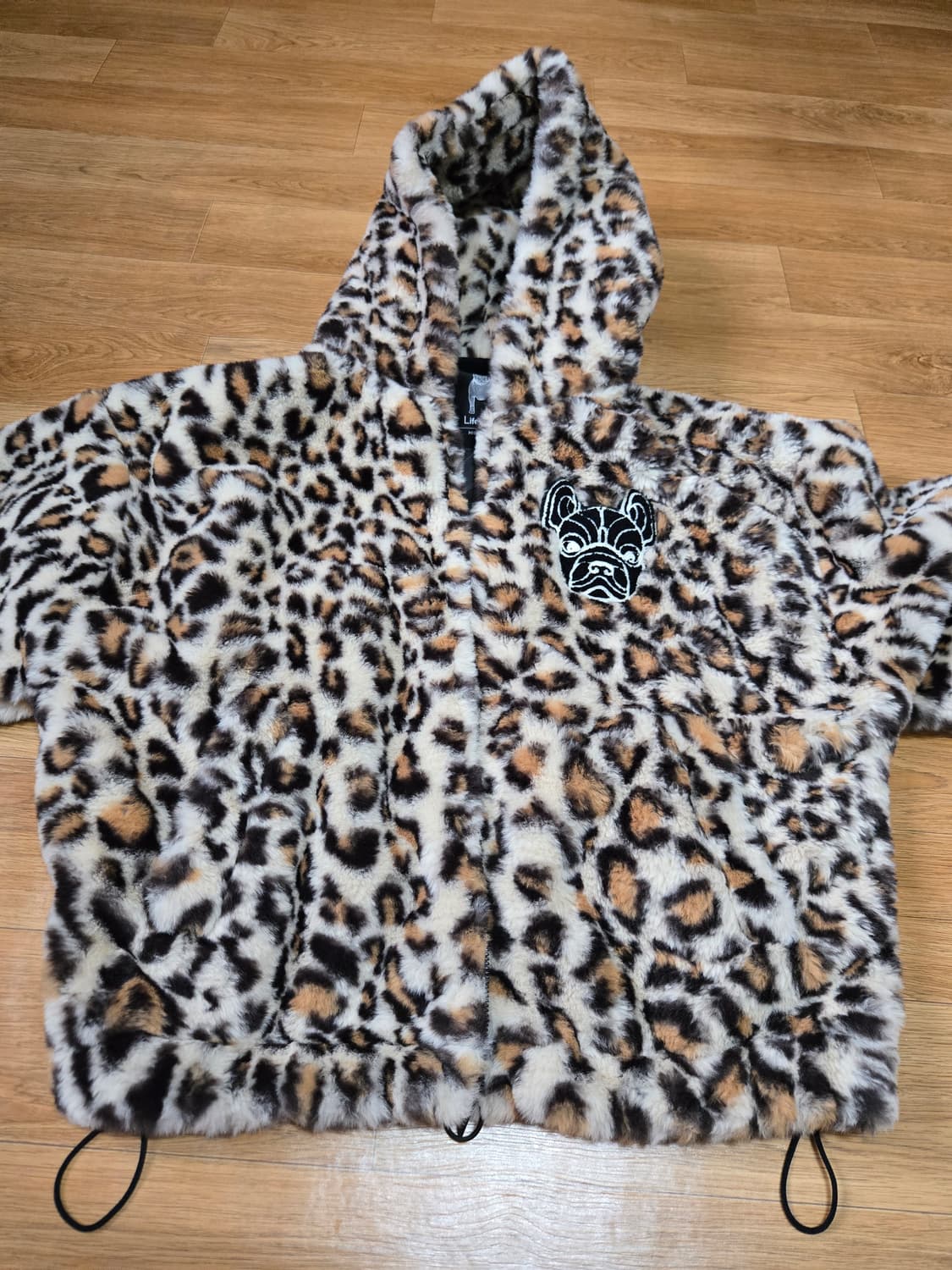 라이프워크 에코퍼 레오파드 후드 점퍼 상품이미지4