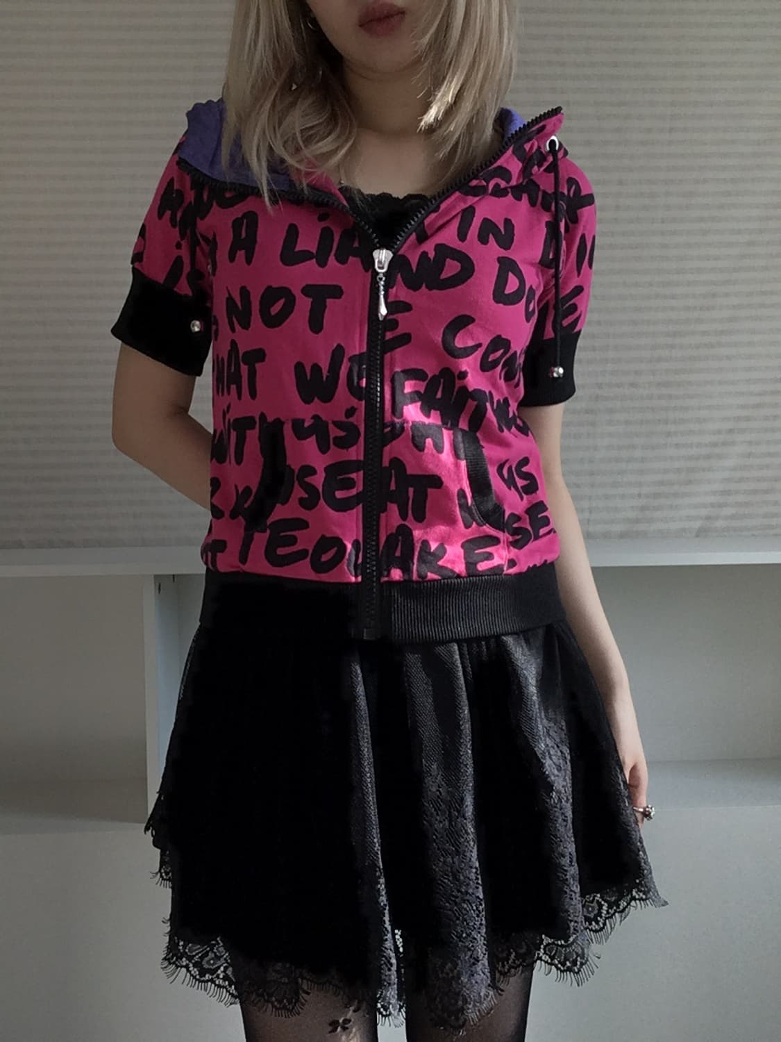 jpn vintage ingni black lace skirt 상품이미지7