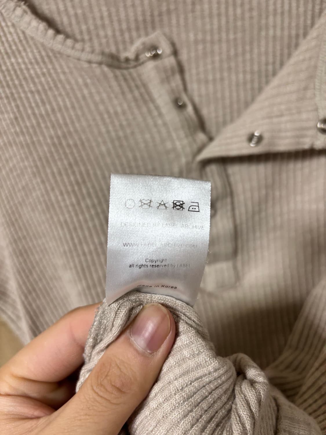 Label archive 탱크탑 상품이미지6