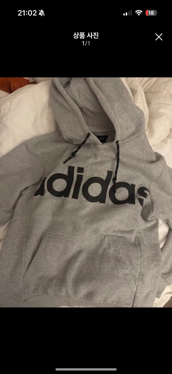 아디다스 빅로고 후드 상품이미지1