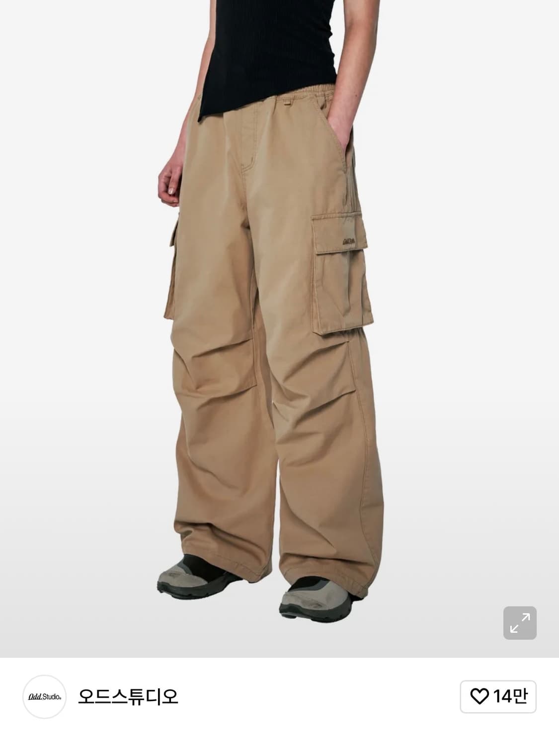 오드스튜디오 파라슈트 워싱  카고팬츠 상품이미지1