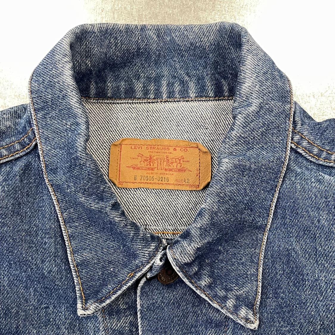 (42) 80s USA Levi's 리바이스 트러커 데님 자켓 상품이미지9