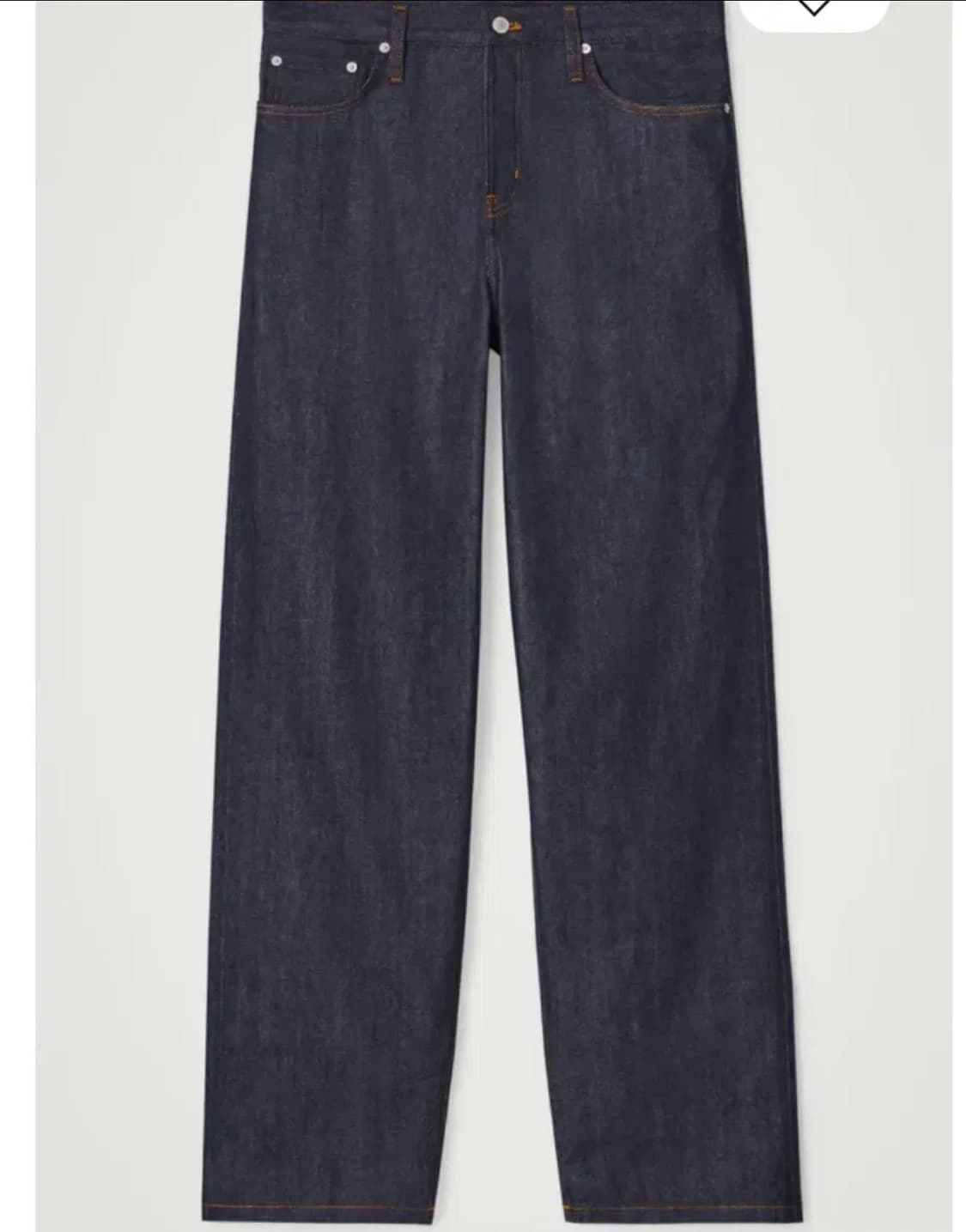 Cos rider 셀비지 와이드 레그 진 28 새제품 상품이미지2