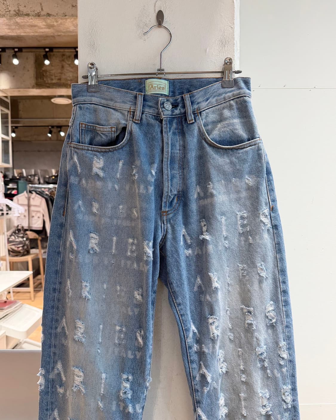 에리즈 데님 디스트로이드 팬츠  상품이미지3