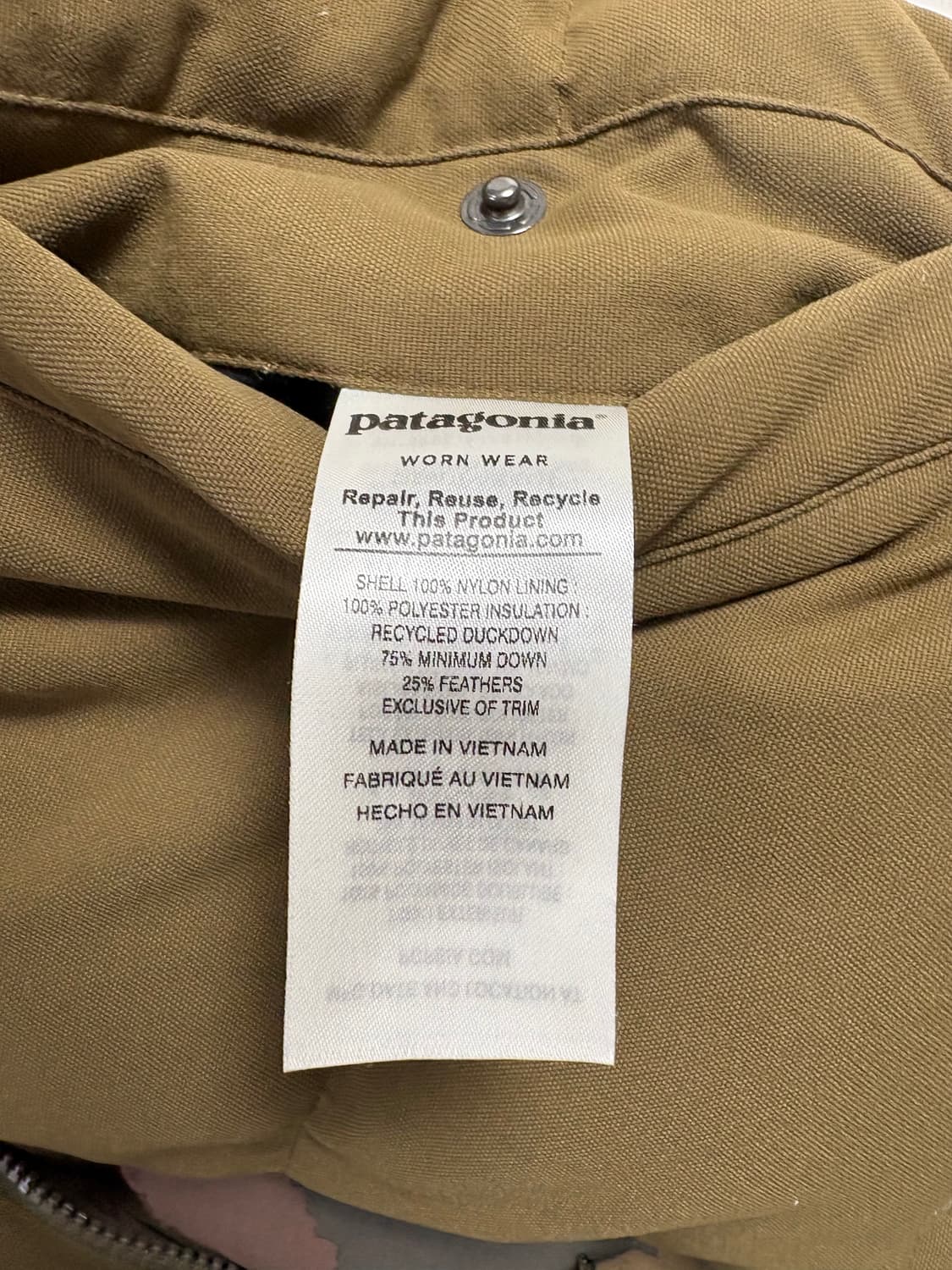 Patagonia 파타고니아 리버시블 비비 다운 베스트 M 상품이미지5