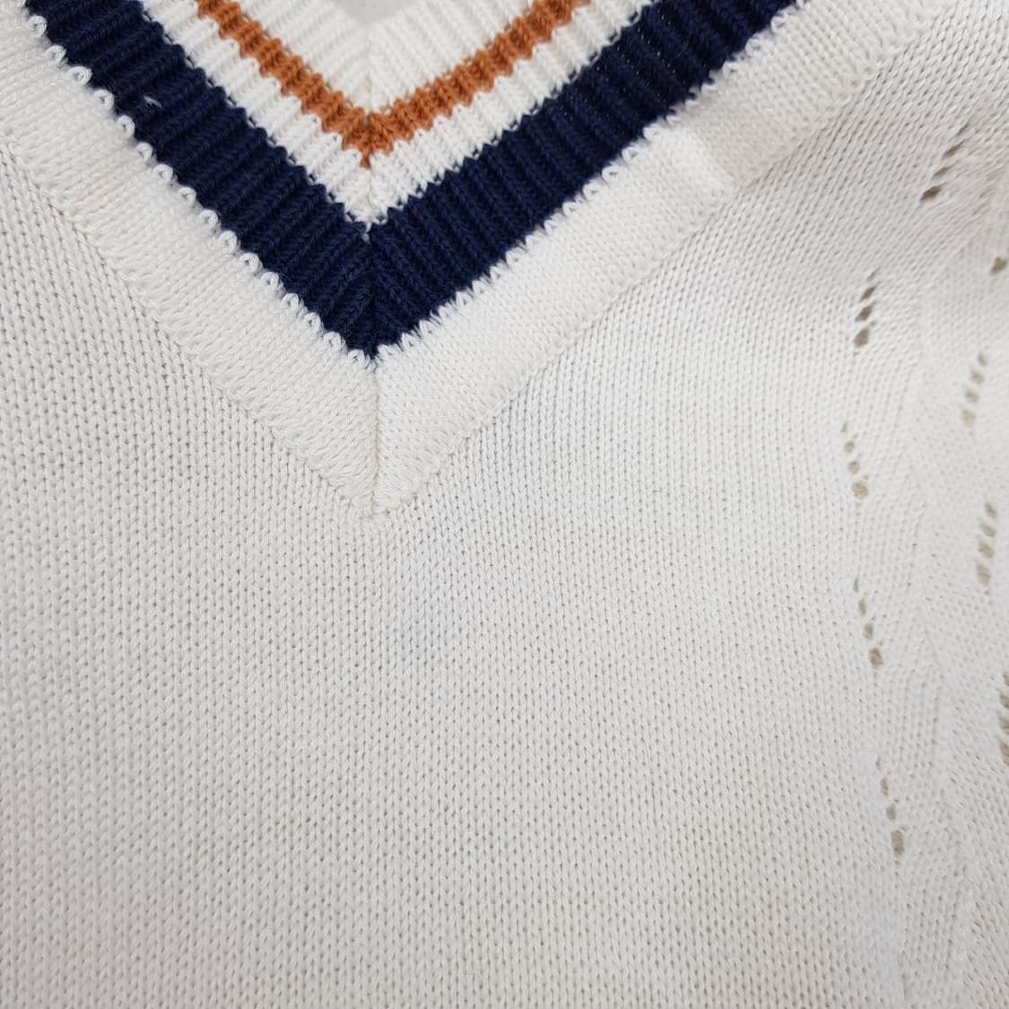 한섬 시스템 2022 트리밍 브이넥 니트 베스트 F사이즈 상품이미지8