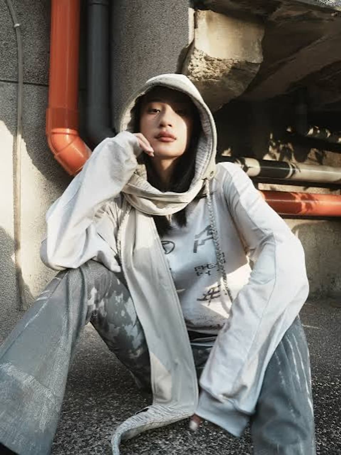 aesynctx faded longsleeve 새상품 상품이미지3