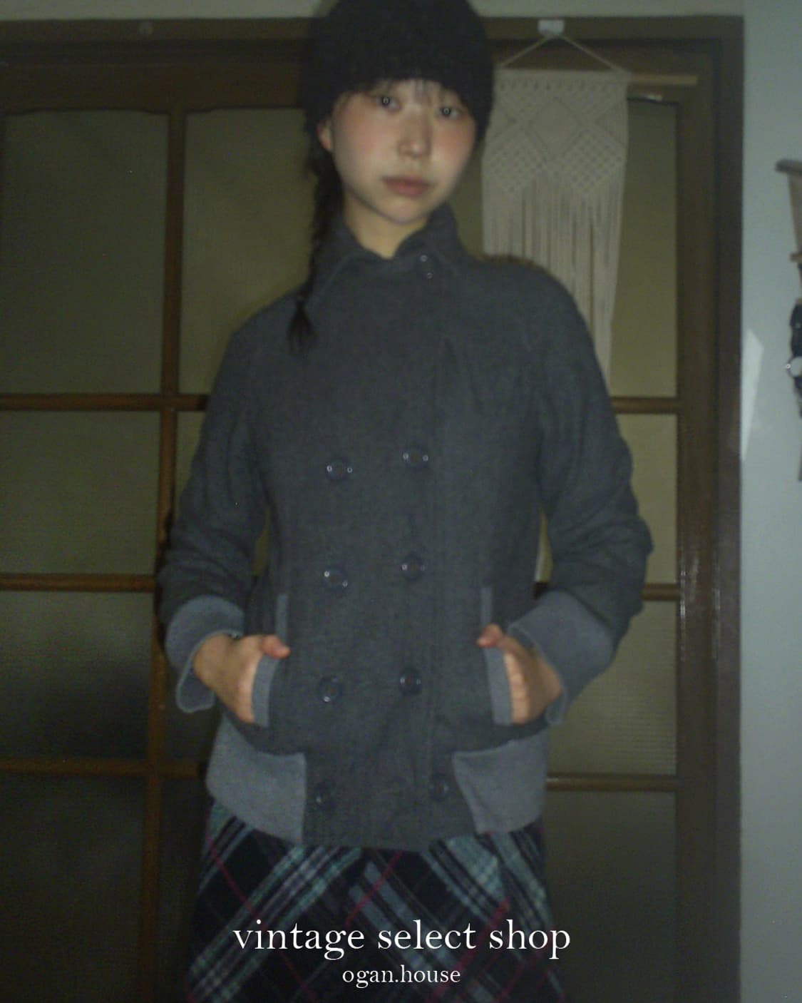 vintage scottish short peacoat 상품이미지1