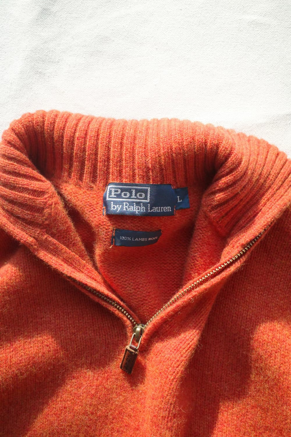 폴로 램스울 1/4zip 니트 상품이미지6