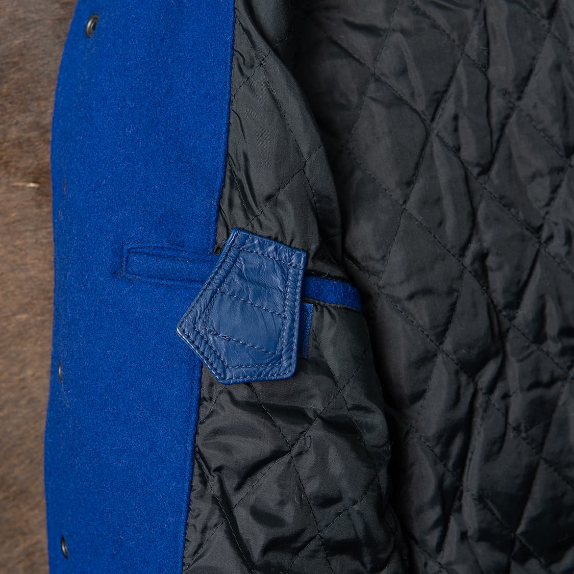 [100] 80s SAGAWA EXPRESS 울 레더 바시티 자켓  상품이미지9