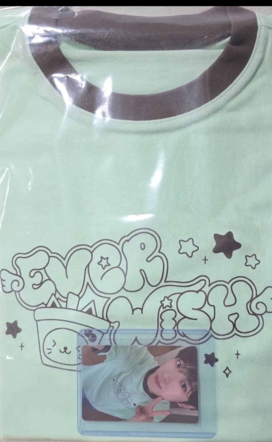 (포카포함)엔시티 위시 에버위시 유우시 티셔츠 미개봉 상품이미지1