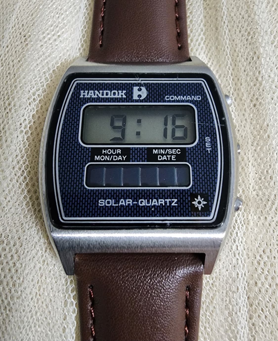 80s 한독 빈티지 솔라 쿼츠 전자시계 상품이미지6