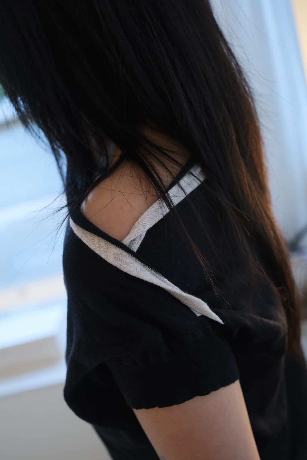 Twisted boatneck knit top 상품이미지4