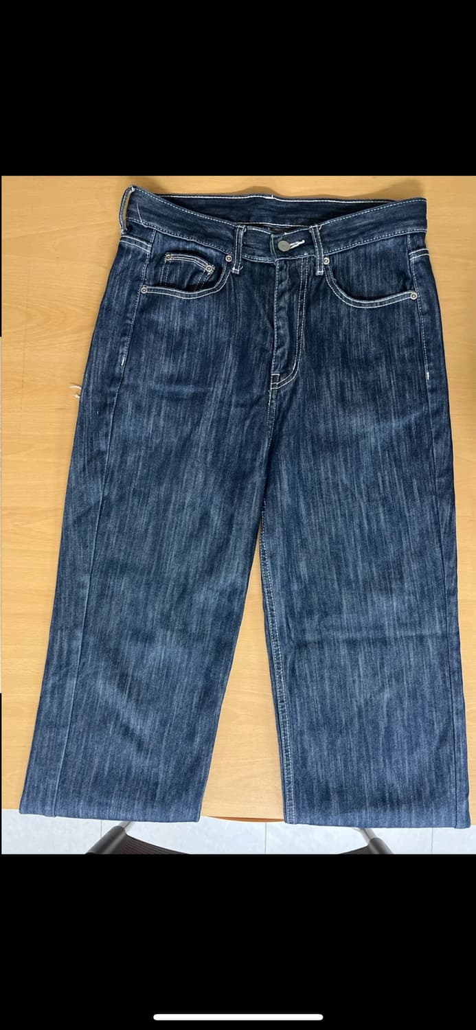 인템포무드 로프 와이드 데님 (L) 상품이미지5