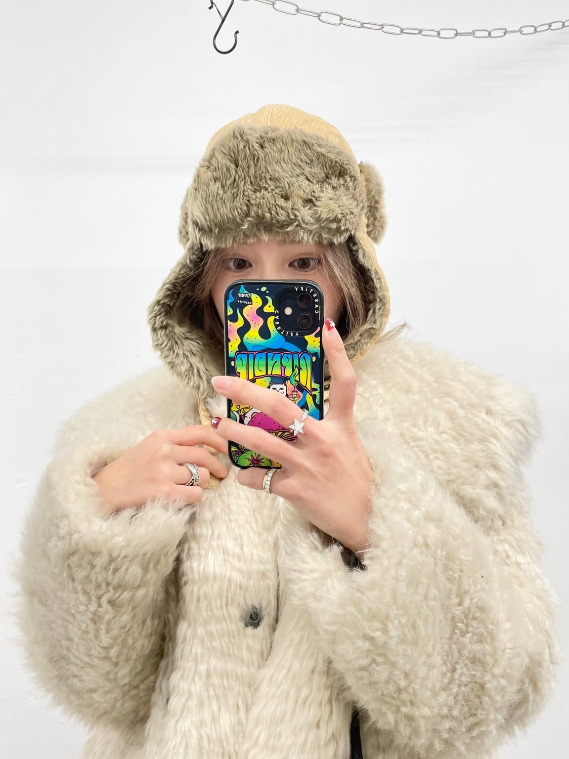 브라운 코듀로이 트루퍼햇 상품이미지4