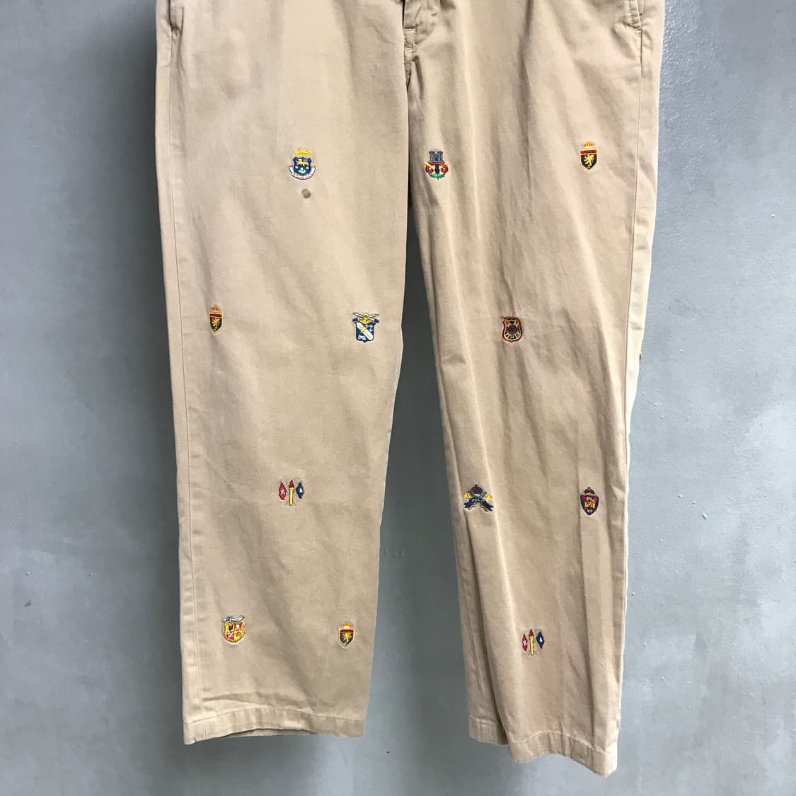 폴로 랄프로렌 멀티 자수 치노 팬츠 베이지 38/34 상품이미지3