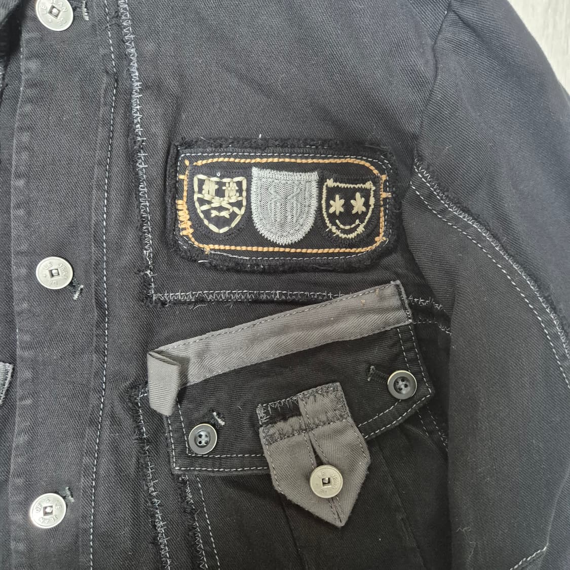 90s MARITHE FRANCOIS GIRBAUD 코튼 자켓 (M) 상품이미지3