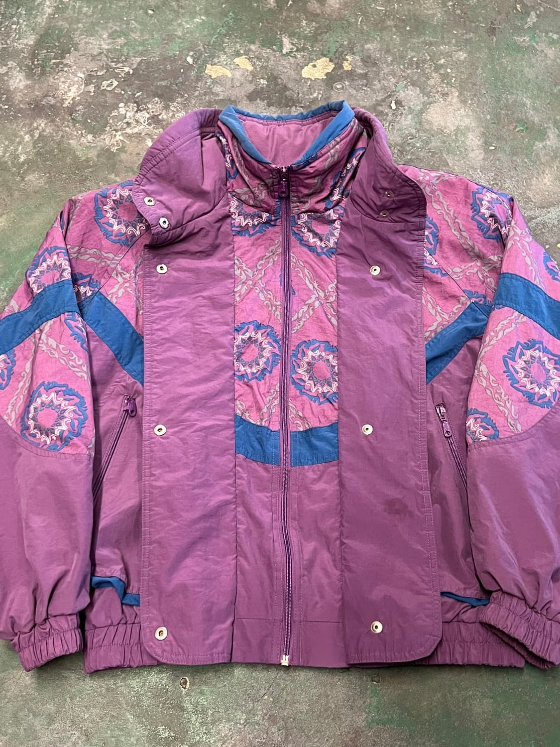 90's [M] 빈티지 바람막이 RODEO 자켓 윈드브레이커 상품이미지6