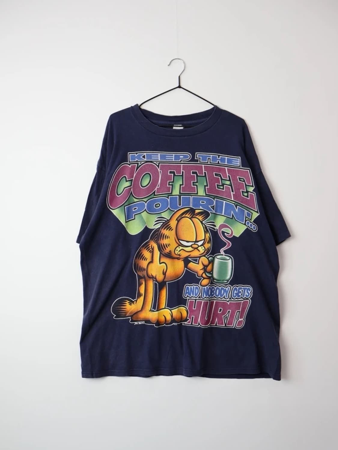 00's Garfield Big Graphic Oversize Tee 상품이미지3