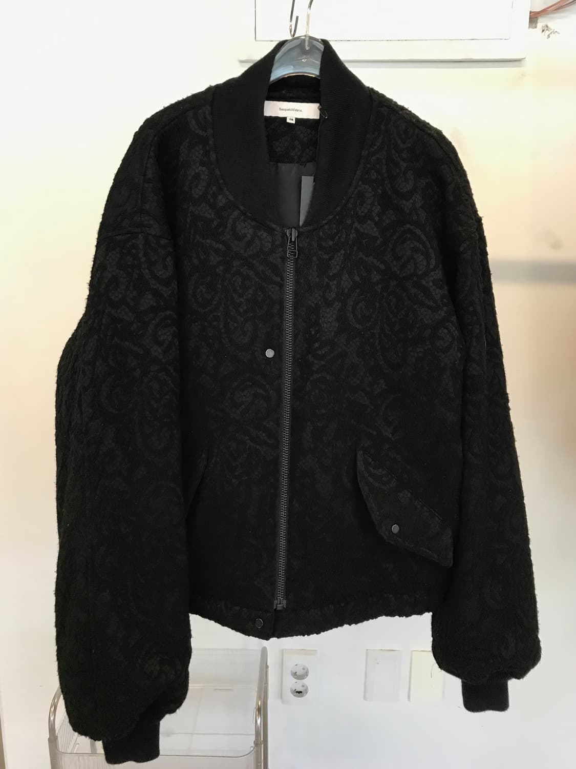 Sasquatchfabrix Jacquard Fleece Bomber 상품이미지1