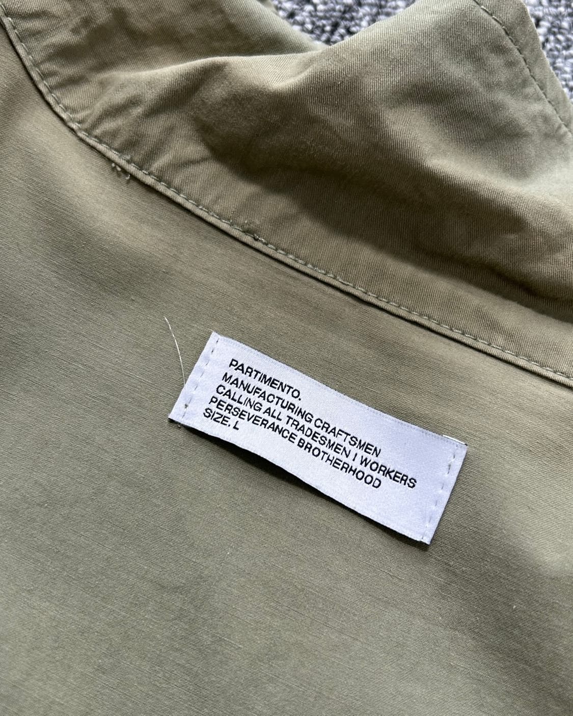 파르티멘토 카키 야상 필드 자켓  상품이미지8