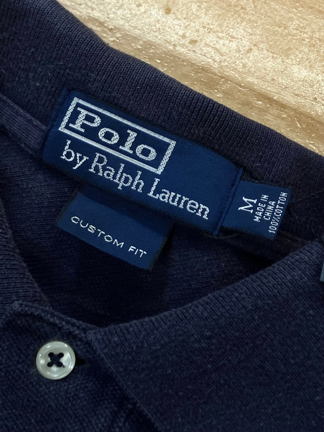 폴로 랄프로렌 카라 반팔 티셔츠 네이비 M  #csz3192 상품이미지5