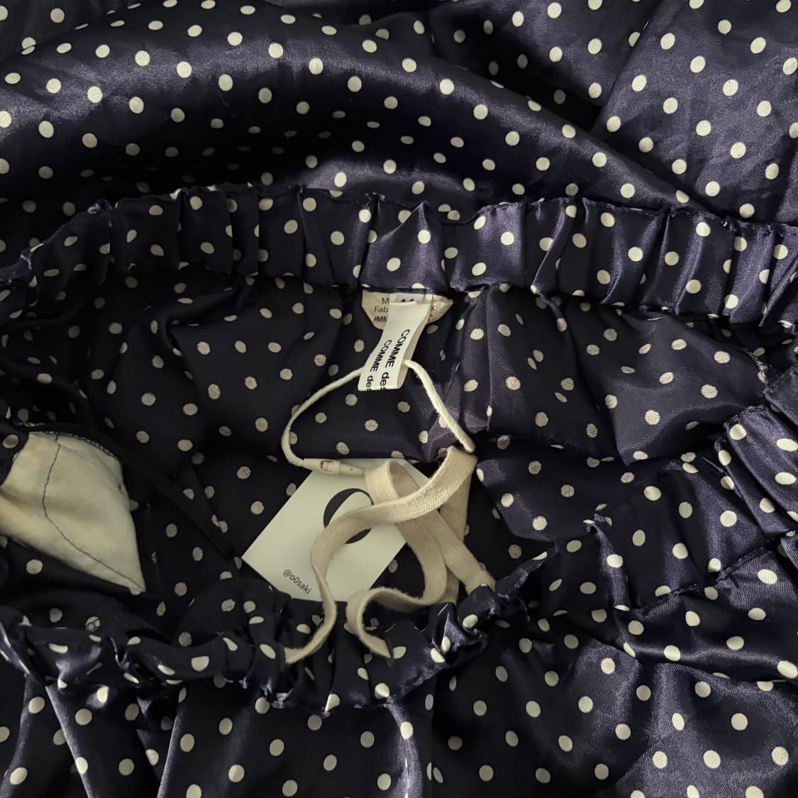 Polka Dot Transformed Satin Skirt 상품이미지7
