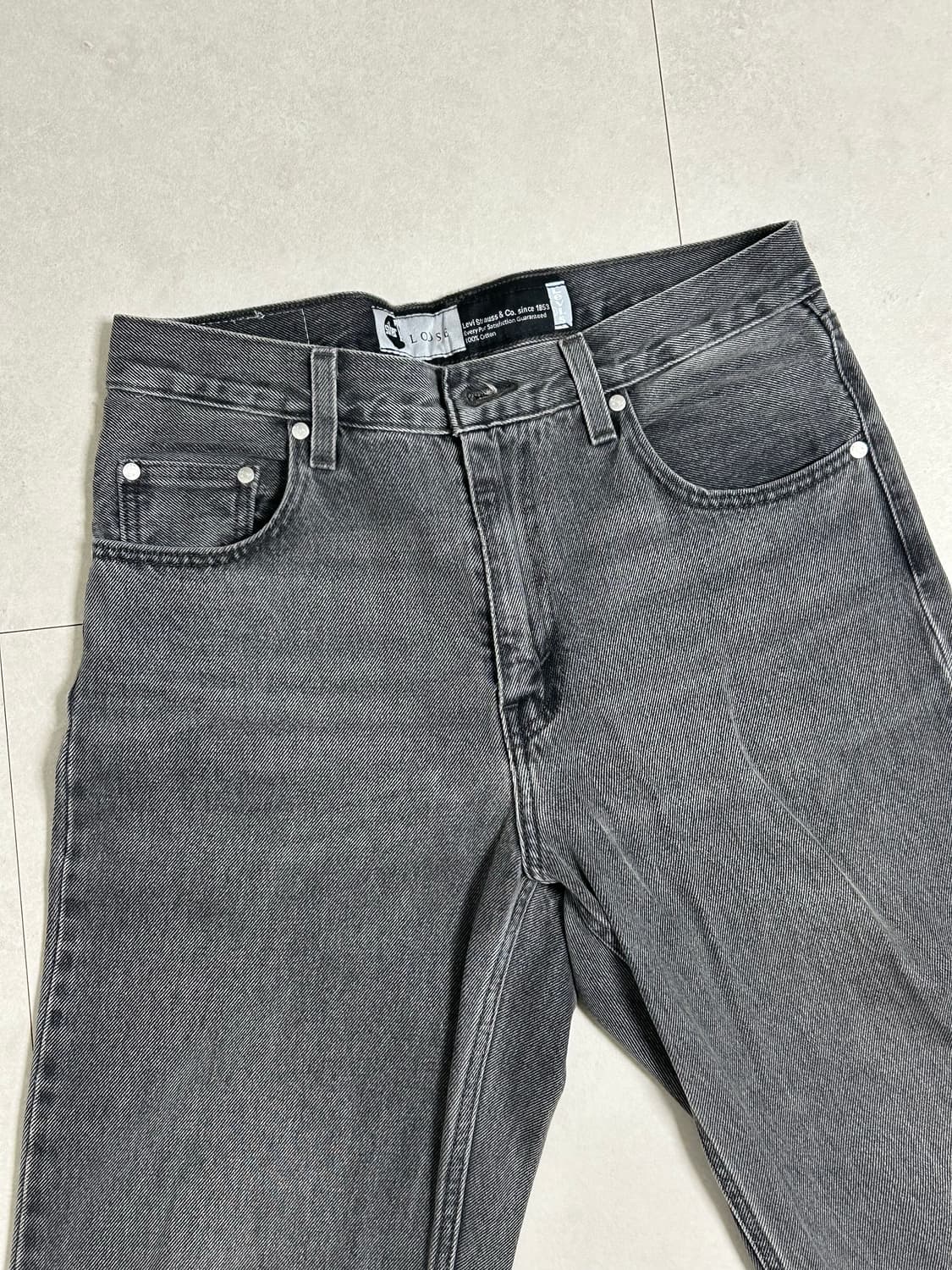 리바이스 실버탭 루즈진 흑청 A3421-0000 상품이미지2